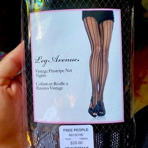 Free people vintage lace tights